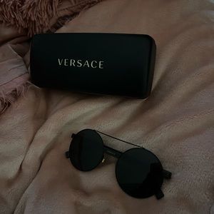 versace circle glasses
